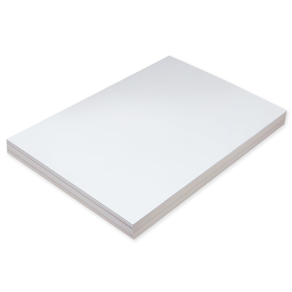 Pacon Super Heavyweight Tagboard, White, 12" x 18", PK100 P5222 - main